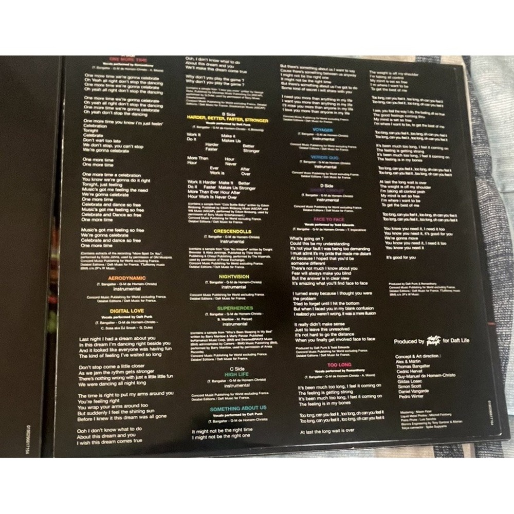 DAFT PUNK Discovery 2018 2LPs Vinyl w/ Inner Sleeves GATEFOLD - Picture 7 of 12